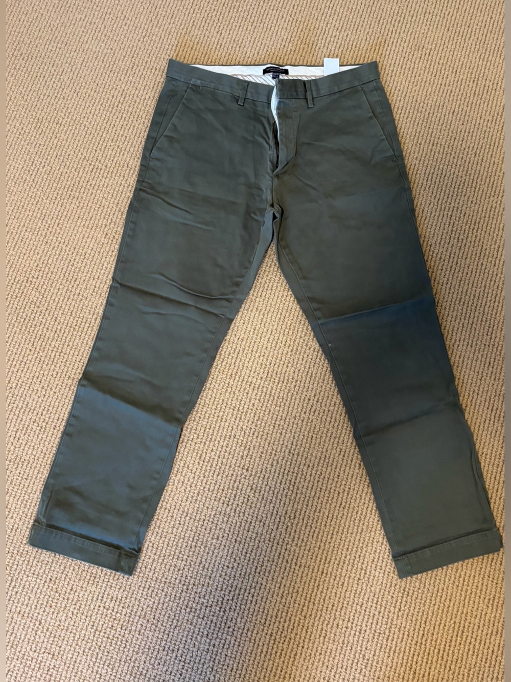 Banana Republic Olive Green Aiden Slim Pants